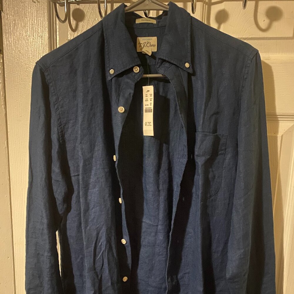 J.Crew Men’s Baird McNutt Irish linen shirt (Size XS) (NWT $98)
